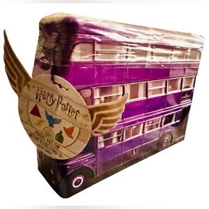 New Harry Potter Knight Bus Tin Bank With Candy